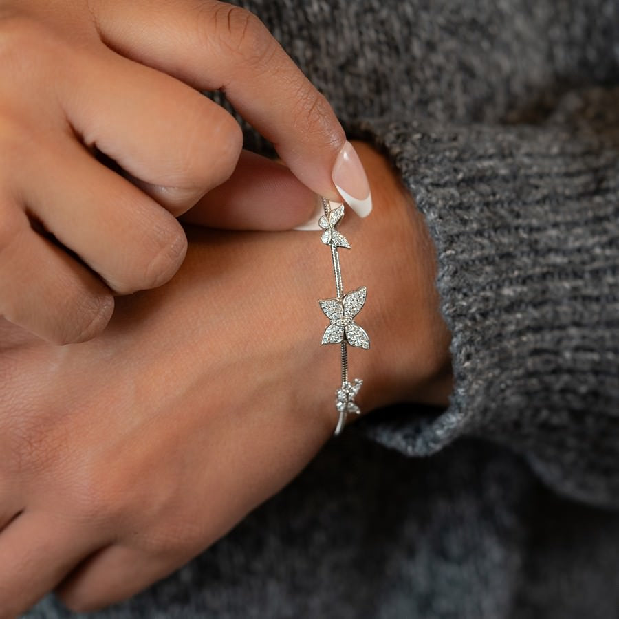 Butterfly Bangle 0.40 CT TW