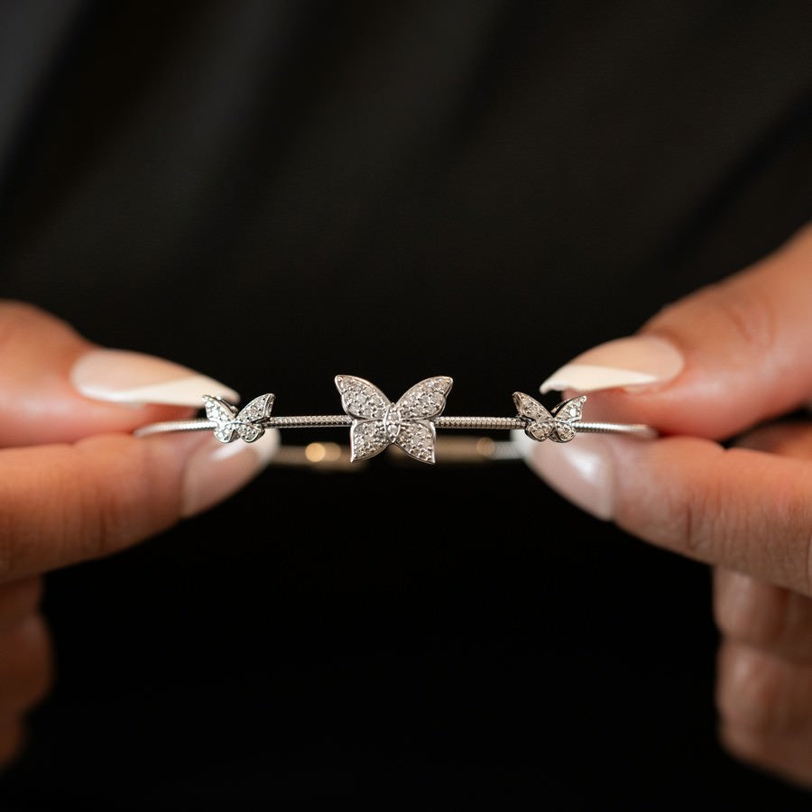 Butterfly Bangle 0.40 CT TW
