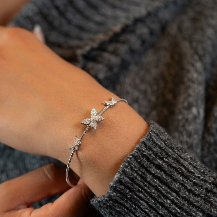 Butterfly Bangle 0.40 CT TW