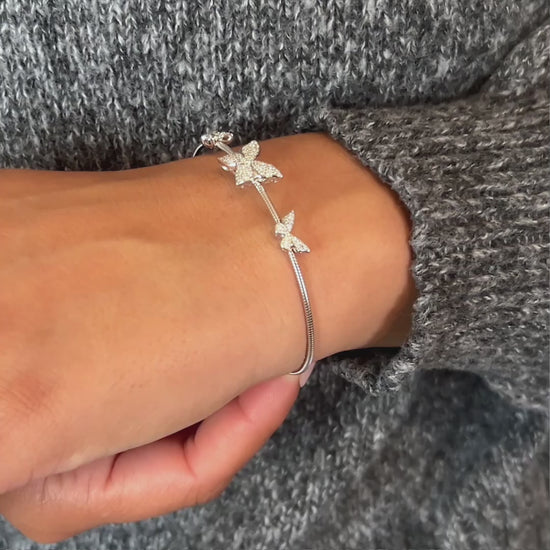 Butterfly Bangle 0.40 CT TW